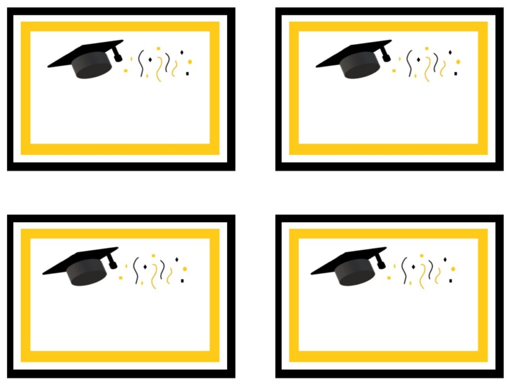 Free Printable Images for a Graduation Party – Frolicking Fox Cubs