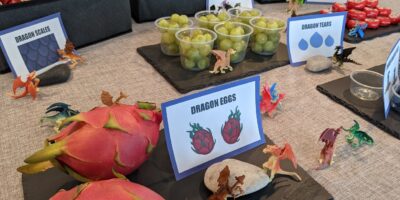 An Easy, Budget-Friendly, Decorative, Dragon-Themed Party Food Table