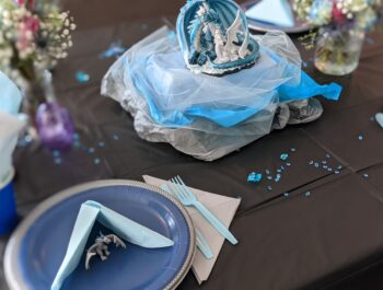 A Simple But Beautiful Dragon-Themed Party Table