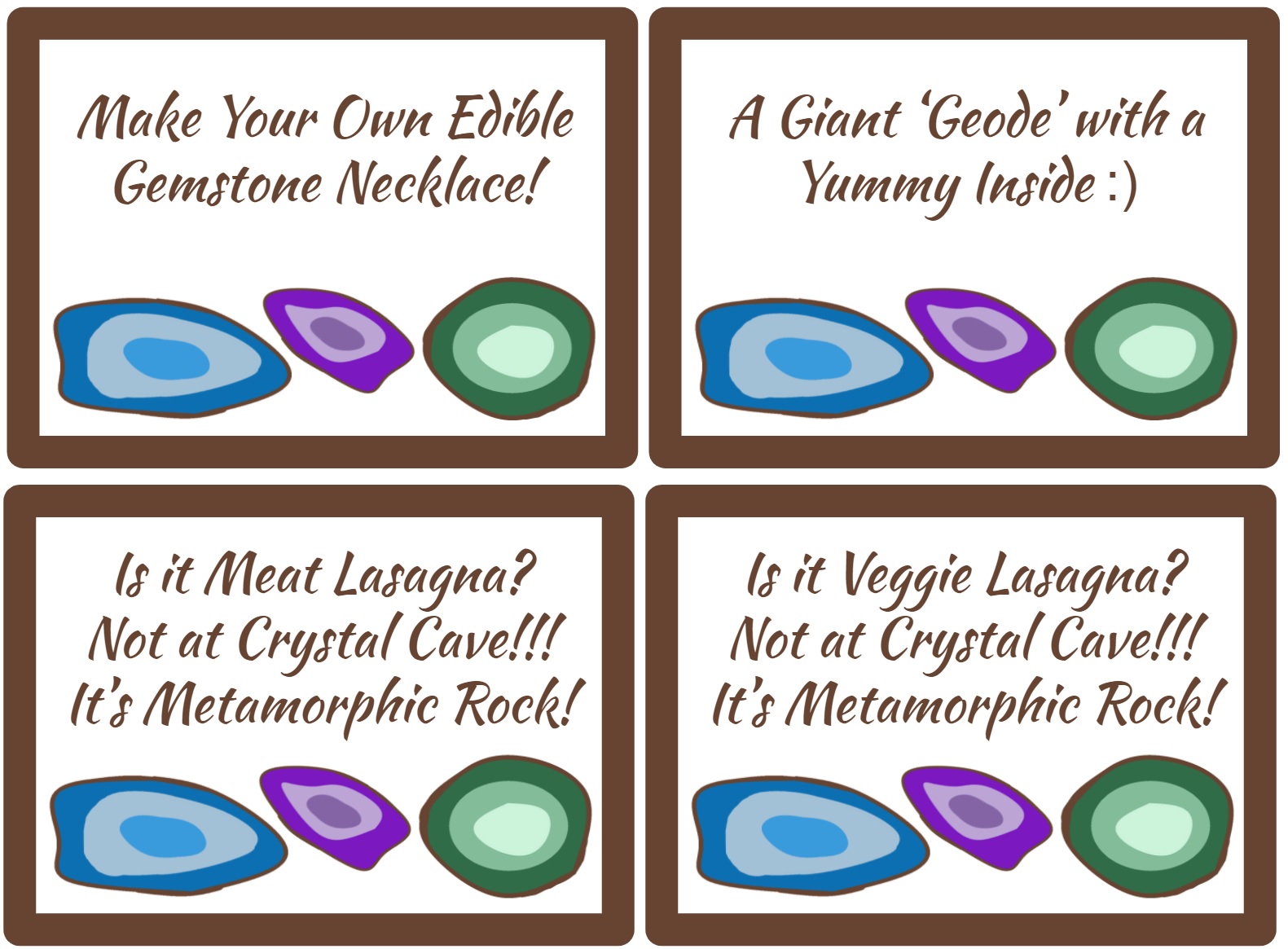 Free Printable Images for an Amazing Gemstones, Jewels, &amp; Geodes Party ...