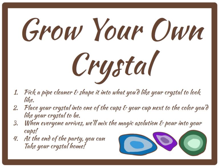 Free Printable Images for an Amazing Gemstones, Jewels, &amp; Geodes Party ...