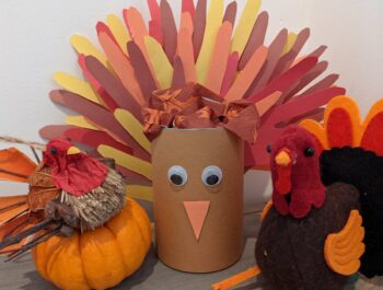 An Upcycled & Easy How To Guide – Turkey Pencil (Or Utensil) Holder