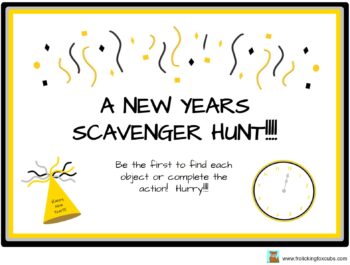 A New Year’s Eve Scavenger Hunt – A Fun Look Back at the Year