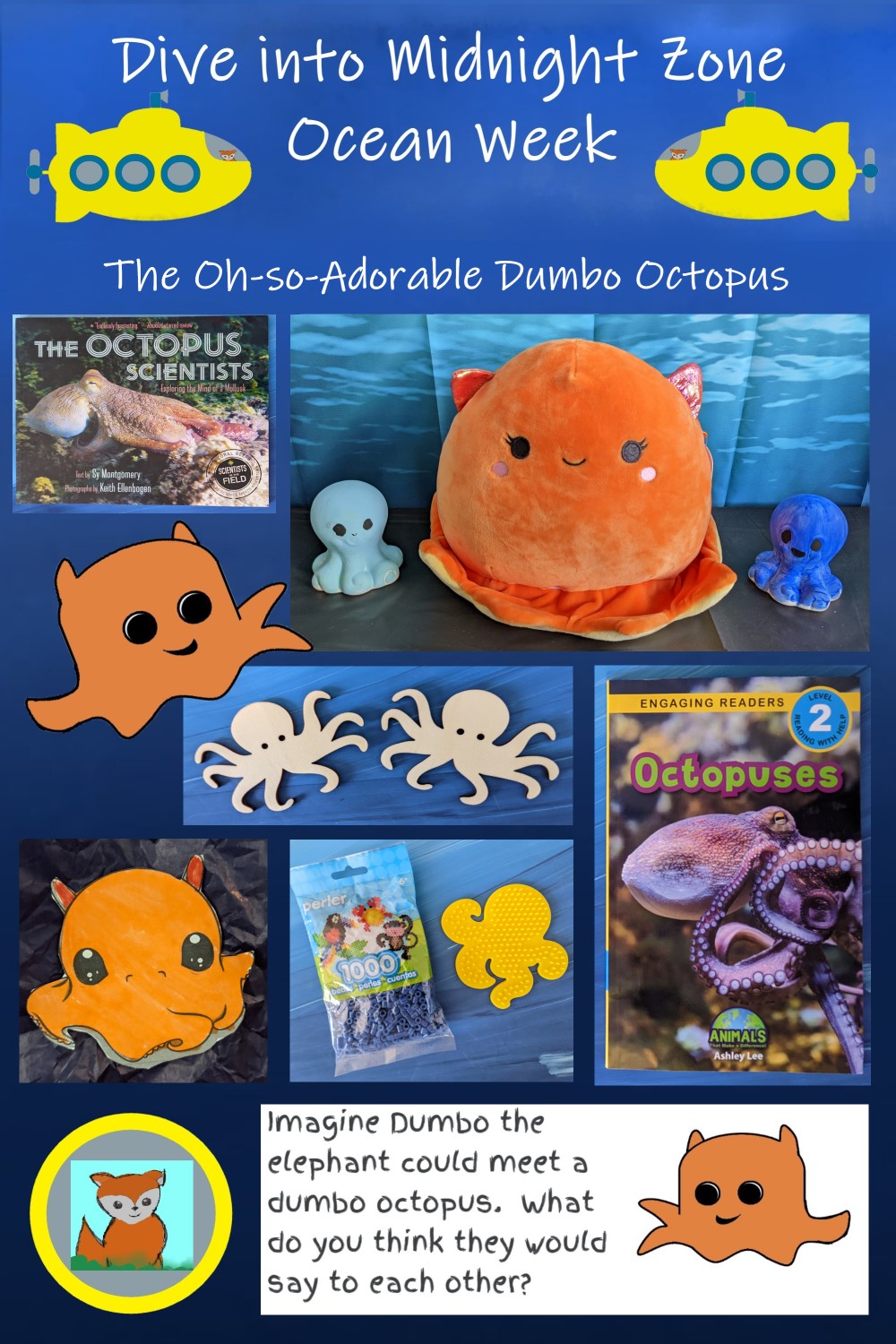 Amazing Ocean Week – Dive Into The Midnight Zone: Dumbo Octopus