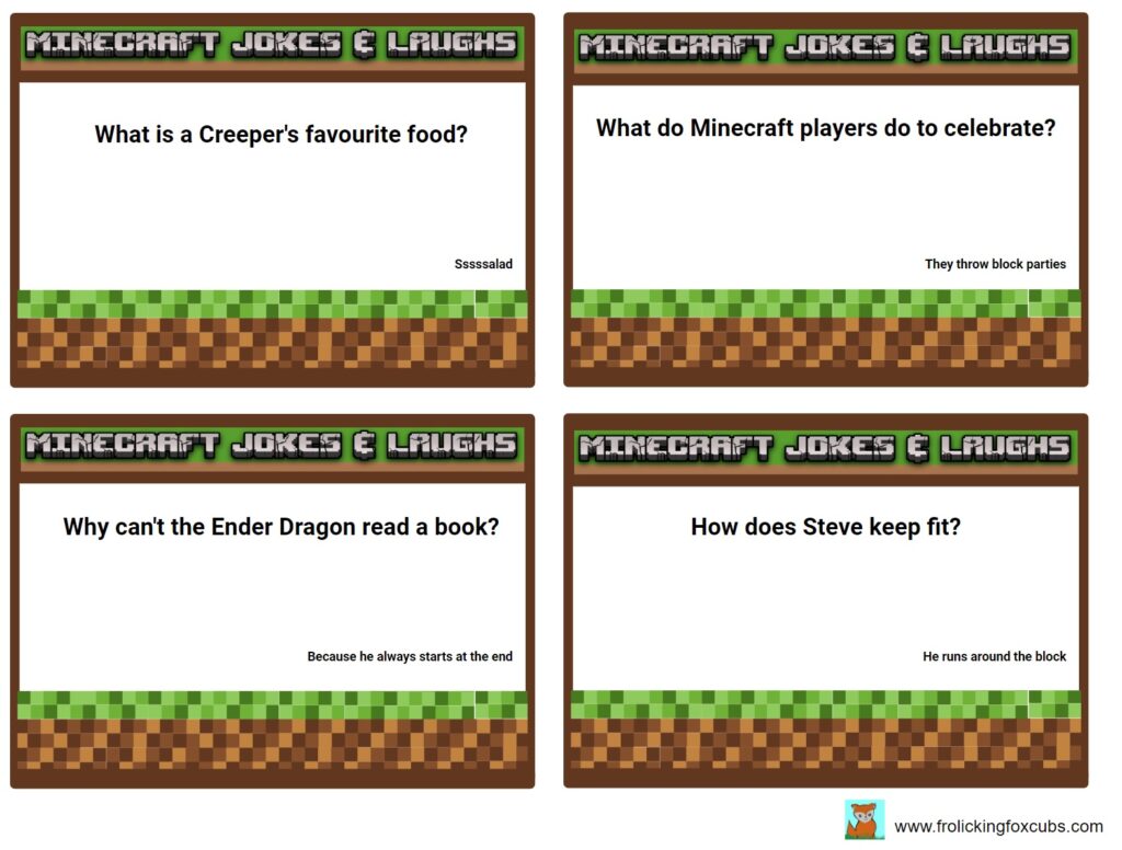Free Printable Images for the Ultimate Minecraft Party – Frolicking Fox ...