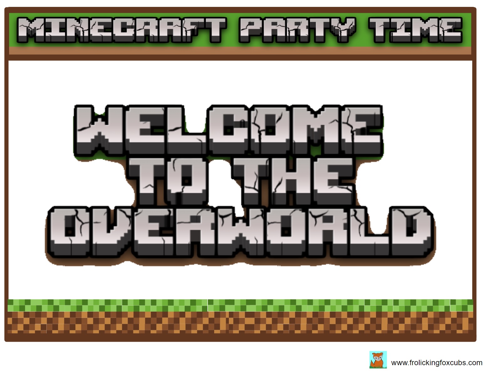 Free Printable Images for the Ultimate Minecraft Party