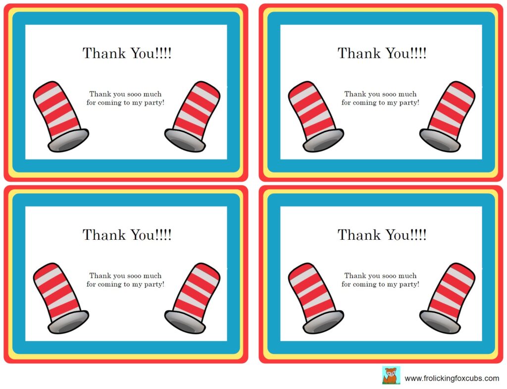 Free Printable Images for an AMAZING &amp; Inexpensive Dr. Seuss Party ...