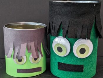 An Easy & Inexpensive Frankenstein Pencil Holder – Step By Step